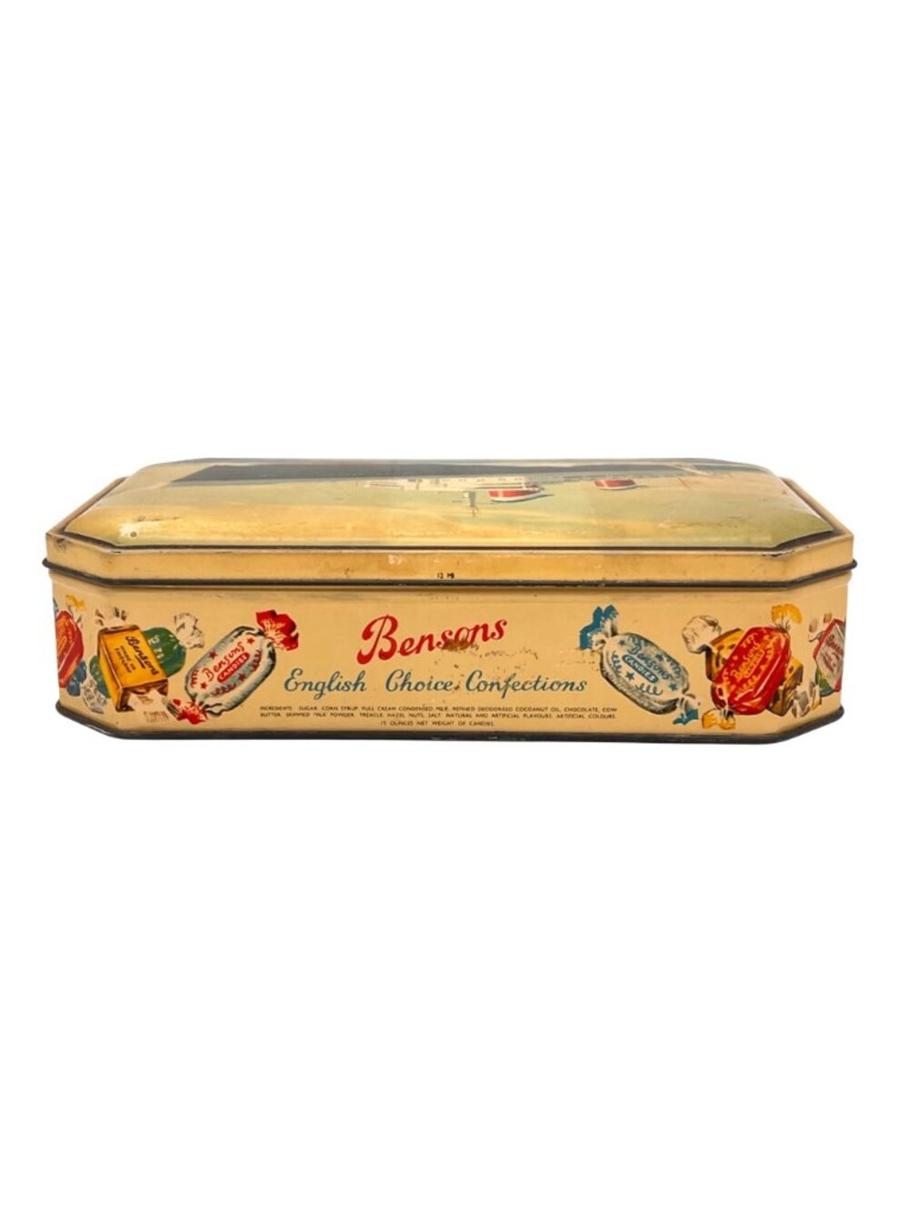Vintage Bensons English Confectionery Tin SS United States Shawshank Redemption - Picture 3 of 10